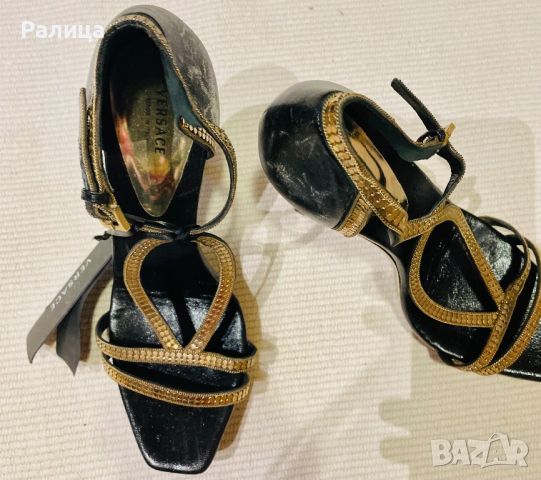 Дамски сандали VERSACE ORIGINAL, снимка 8 - Дамски елегантни обувки - 45916860
