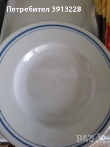 Сервиз порцелан 29 части български.Много здрав!, снимка 4 - Сервизи - 50502454