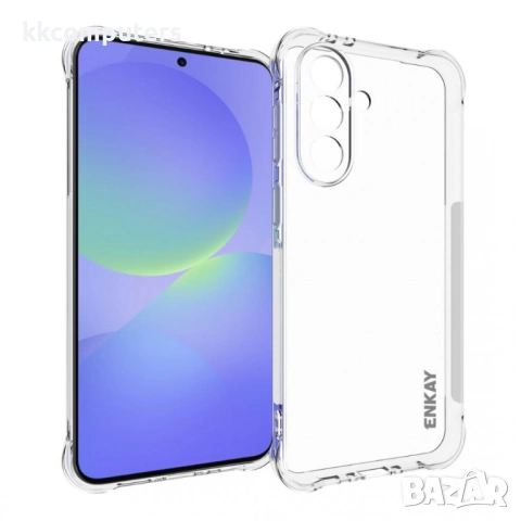 ENKAY HAT PRINCE Прозрачен Калъф за Samsung Galaxy A37 5G - TPU, Подсилени ъгли, Прозрачен