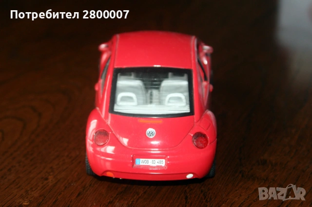 VOLKSWAGEN. New Beetle (1998). Bburago. 1/24, снимка 4 - Колекции - 54012846