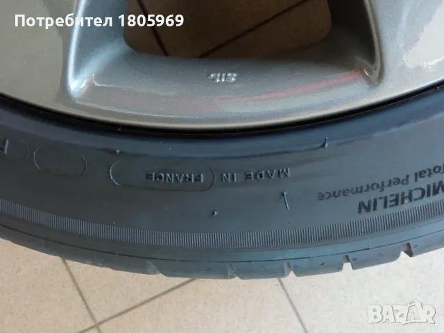 4бр. ал. джанти Mazda 6 (оригинални) 5x114,3 , 7,5x19 , ET45 с гуми 225/45/19 Michelin, снимка 12 - Гуми и джанти - 46903873