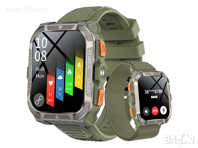 Blackview W80 Pro смарт часовник зелен smartwatch GPSs