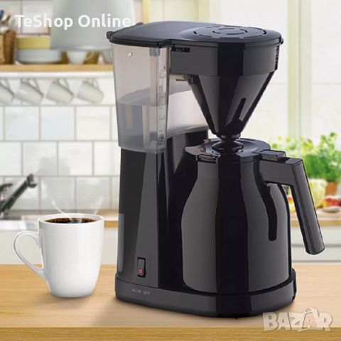 Кафеварка Melitta Easy II Therm 1023-06 8 чаши без филтри, снимка 1 - Кафемашини - 46408783