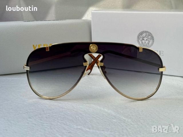 Versace мъжки слънчеви очила авиатор унисекс дамски, снимка 1 - Слънчеви и диоптрични очила - 45585011