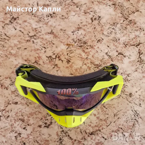 Мотокрос ендуро очила goggles гугълс за каска 100% процента gogles, снимка 2 - Аксесоари и консумативи - 49025170