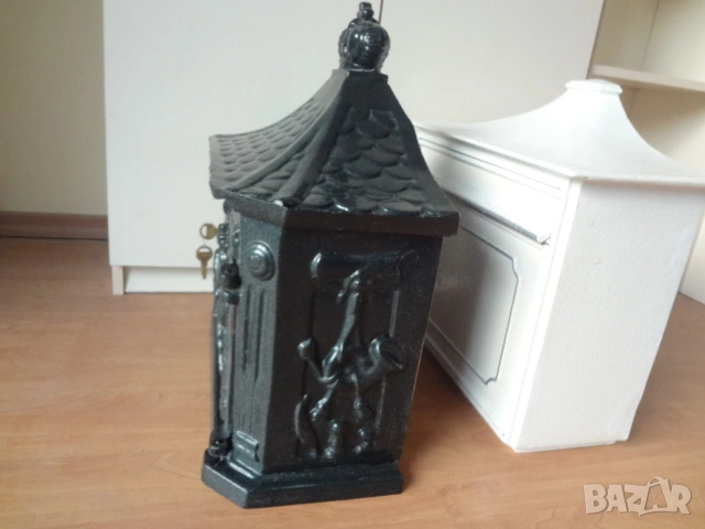 Голяма пощенска кутия-лят алуминий- 2 бр. от Германия, снимка 4 - Градински мебели, декорация  - 53726833