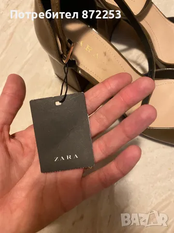 Нови обувки Zara, снимка 1 - Дамски обувки на ток - 47452207