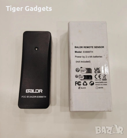 BALDR безжичен външен сензор за метеостанция температура влажност, на батерии, снимка 5 - Друга електроника - 54214555
