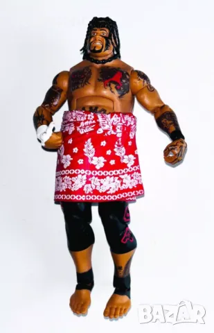 Екшън фигура WWE Umaga Elite Series Умага Самоа Samoa 2011 , снимка 8 - Колекции - 48430003