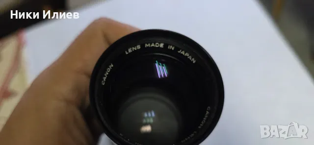 Фото обектив CANON LENS FD 200mm. 1:4, снимка 2 - Обективи и филтри - 50247171