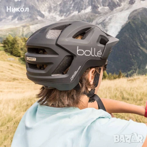 Bollé - STANCE CROSS, Велосипедна каска с козирка, Градска велосипедна каска, Каска за планина, S, снимка 10 - Аксесоари за велосипеди - 53141002