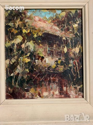 ВЕНЦИСЛАВ ТОМОВ масло пейзаж, снимка 3 - Картини - 34540091