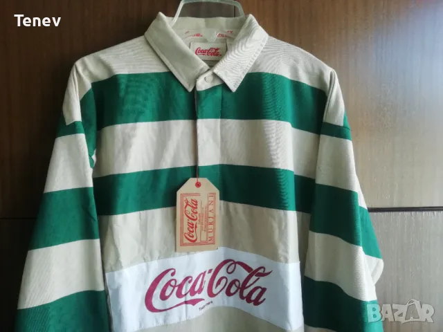 Coca-Cola 1986 Vintage нова с етикет оригинална блуза Кока-Кола ретро винтидж , снимка 3 - Блузи - 47384648