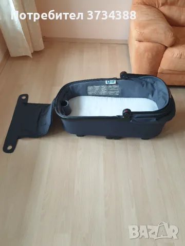 Бебешка количка Maxi Cosi Plaza + 2 в 1 Essential Graphite, снимка 10 - Детски колички - 50413159