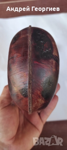 Манерка - алуминиева с дървен обков, снимка 8 - Нумизматика и бонистика - 51764435