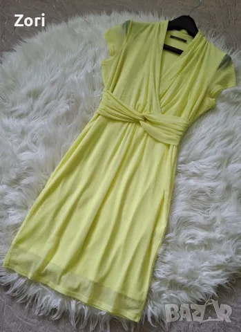 Рокля в слънчев жълт цвят, снимка 1