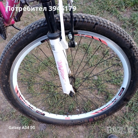 Детско колело 24 цола с нормални следи от употреба., снимка 7 - Велосипеди - 53850230