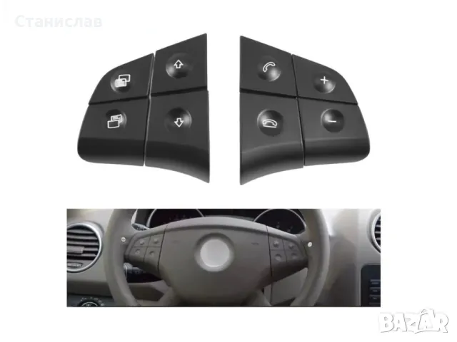 Mercedes R-Class W251 Pre-Face Капачета за волан , снимка 5 - Части - 50249412