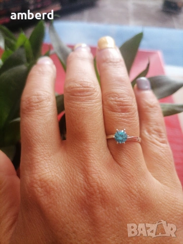 Нежен и елегантен сребърен пръстен - модел R062, снимка 4 - Пръстени - 53614259