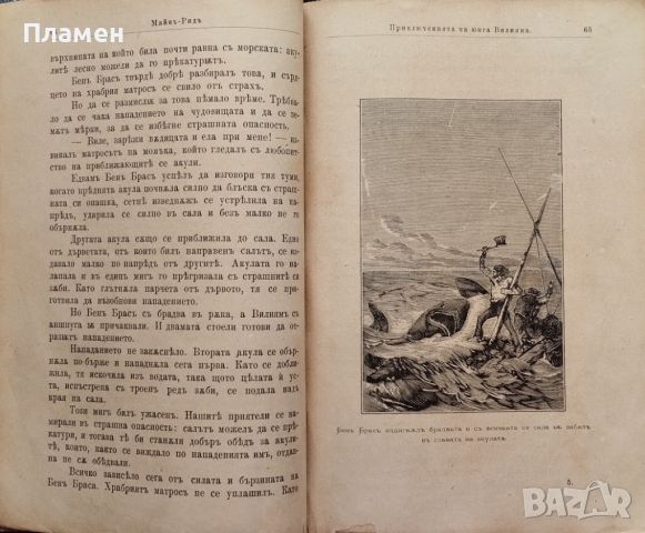 Приключенията на юнга Вилияма Майнъ Ридъ /1899/, снимка 2 - Антикварни и старинни предмети - 45960551