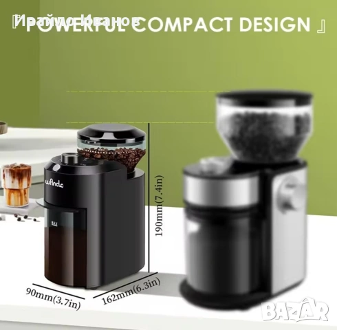 Електрическа кафемелачка Wancle, снимка 2 - Кафемашини - 54089836