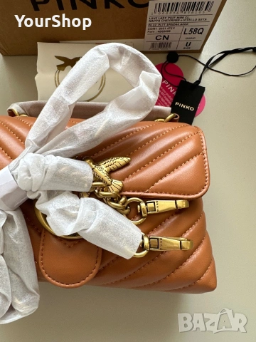 Дамска чанта Pinko Love Lady Puff Mini, снимка 8 - Чанти - 54049370