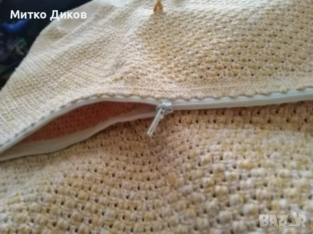 Чанта промазан плат с цип нова бежава 320х260мм, снимка 3 - Чанти - 51007870