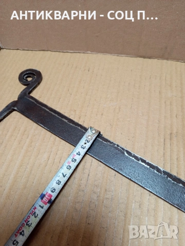 Соц Старо Ръчно Ковано Градинско Стъргало. НОМЕР 757., снимка 8 - Антикварни и старинни предмети - 53566876