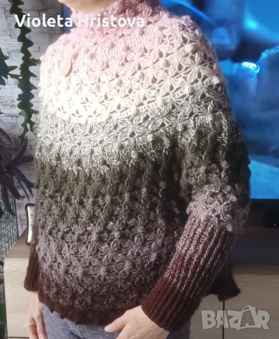 Дамско пончо, снимка 2 - Жилетки - 53160884