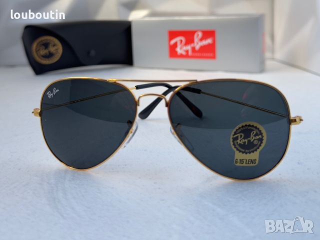 Ray-Ban RB3025 висок клас унисекс слънчеви очила Рей-Бан дамски мъжки минерално стъкло, снимка 4 - Слънчеви и диоптрични очила - 45313014