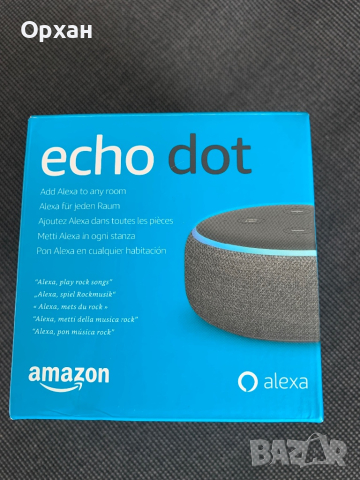 Amazon Echo Dot 3, снимка 1 - Bluetooth тонколони - 45017734