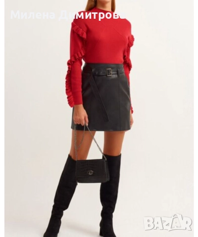 Дамски пуловер OXXO размер S/M, снимка 4 - Блузи с дълъг ръкав и пуловери - 50820896