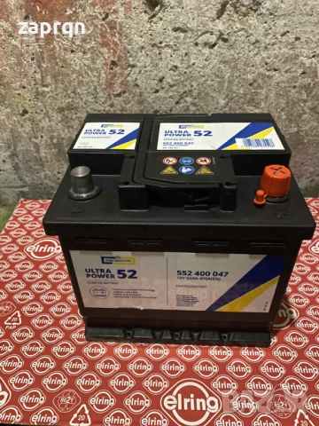 Чисто нов акумулатор Cartechnic 52 амп/ч 470 А с гаранционна карта