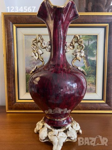 Огромна стара ваза, снимка 6 - Антикварни и старинни предмети - 45672680