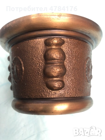 продавам старинно бронзово хаванче с чукало, снимка 5 - Антикварни и старинни предмети - 54073571