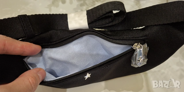 Нова оригинална чанта за кръст с цип Mugler (waist bag / fanny pack), снимка 3 - Чанти - 53809678