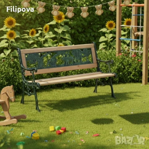 Градинска пейка за деца 