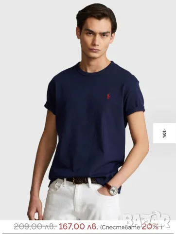 POLO RAUPH LAUREN НОВА ОРИГИНАЛНА Мъжка тениска-размер М , снимка 11 - Тениски - 49763667