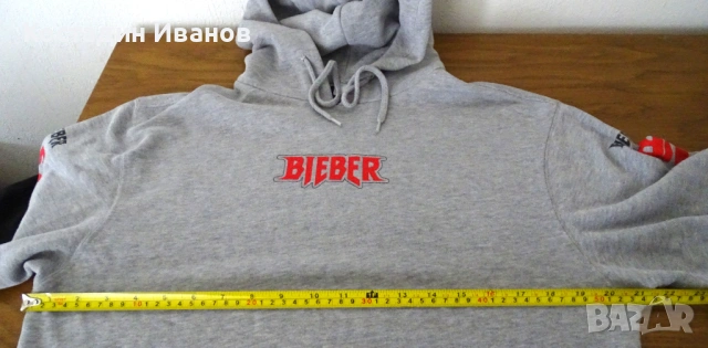 Justin Bieber мъжки суичър размер М Джъстин Бийбър, снимка 5 - Суичъри - 54053340
