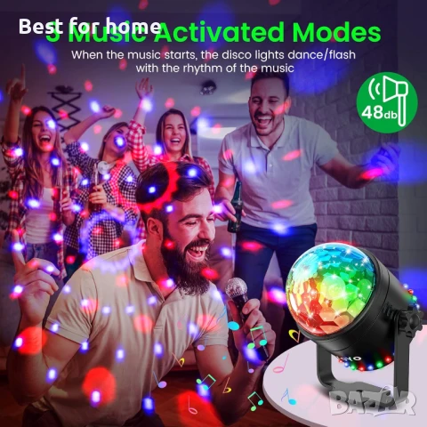 Диско светлини за партита, снимка 4 - Прожектори - 51056598