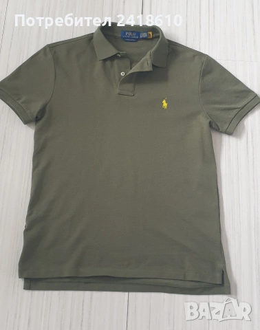 POLO Ralph Lauren Pique Cotton Custom Slim Fit Mens Size S НОВО!ОРИГИНАЛ! Мъжка Тениска!, снимка 6 - Тениски - 53922845