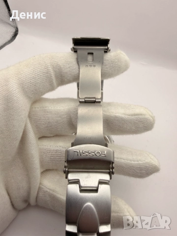 Мъжки Часовниик Fossil Blue Aluminium 100М, снимка 5 - Мъжки - 52829413