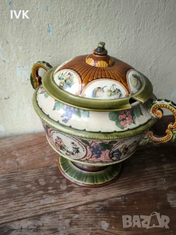 Антикварен VILLEROY & BOCH METTLACH, снимка 13 - Антикварни и старинни предмети - 49967320