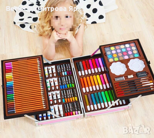 Творчески комплект за рисуване с изключително разнообразие от цветове, снимка 5 - Други - 51705332