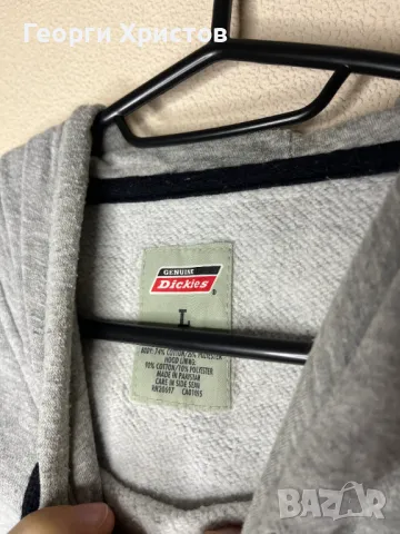 Dickies Genuine Grey Hoodie Мъжко Горнище, снимка 4 - Спортни дрехи, екипи - 49133137