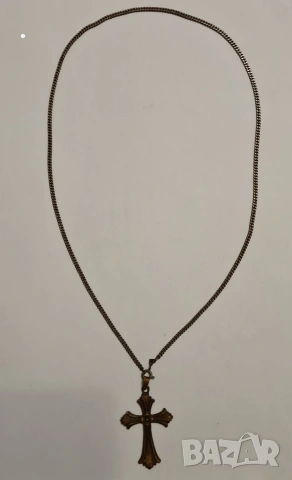 Рядък винтидж сребърен кръст проба 800 с маркировка "A.R.D, снимка 6 - Антикварни и старинни предмети - 53113493