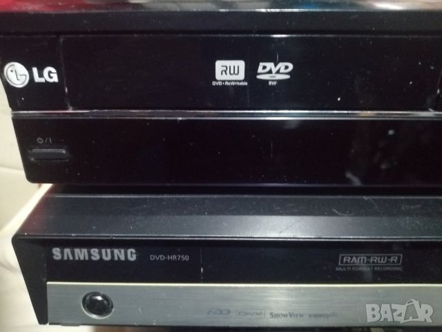 LG DVD-VCR6HD Recorder RC388+Samsung HDD&DVD VR-HR750 Recorder, снимка 3 - Плейъри, домашно кино, прожектори - 46580076