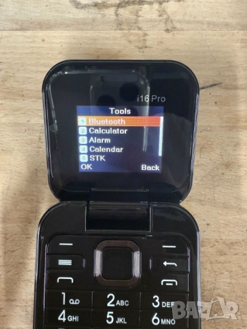 Сгъваем мобилен телефон i16 Pro – 2 SIM, камера, фенерче, FM радио, снимка 14 - Други - 52093930