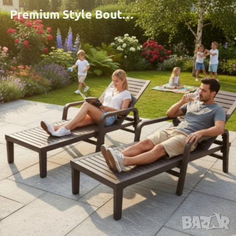 Градински шезлонг - комфорт, издръжливост и стил, снимка 8 - Градински мебели, декорация  - 53833322