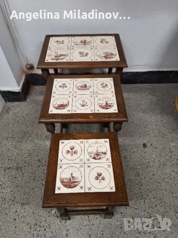 К - н три помощни масички с плочки 